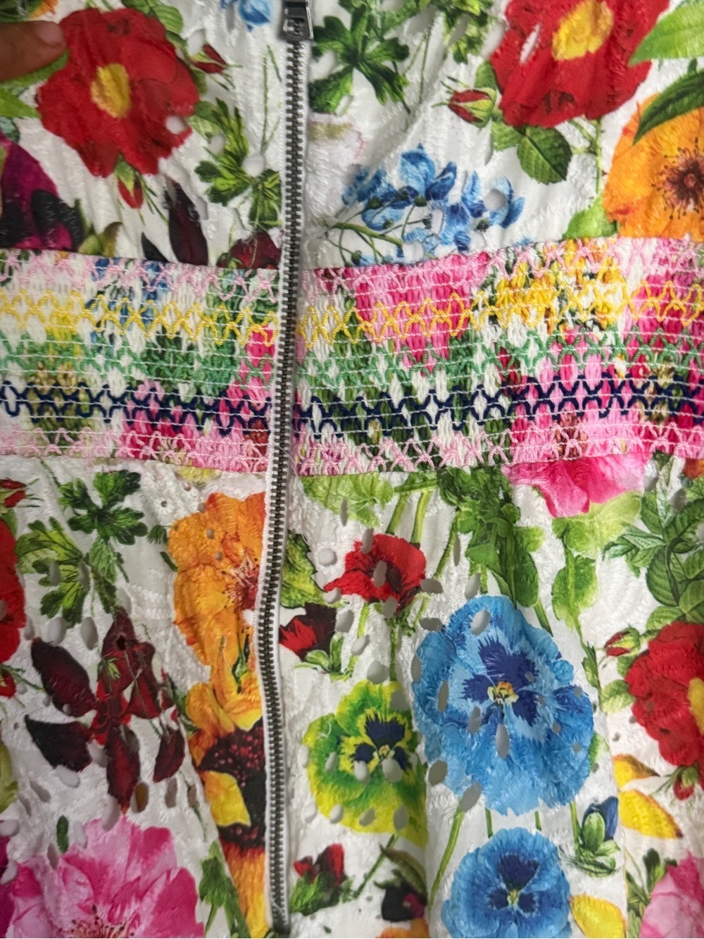 Alice + Olivia Floral Puff-Sleeve Women’s dress - Multicolor - Picture 2 of 6